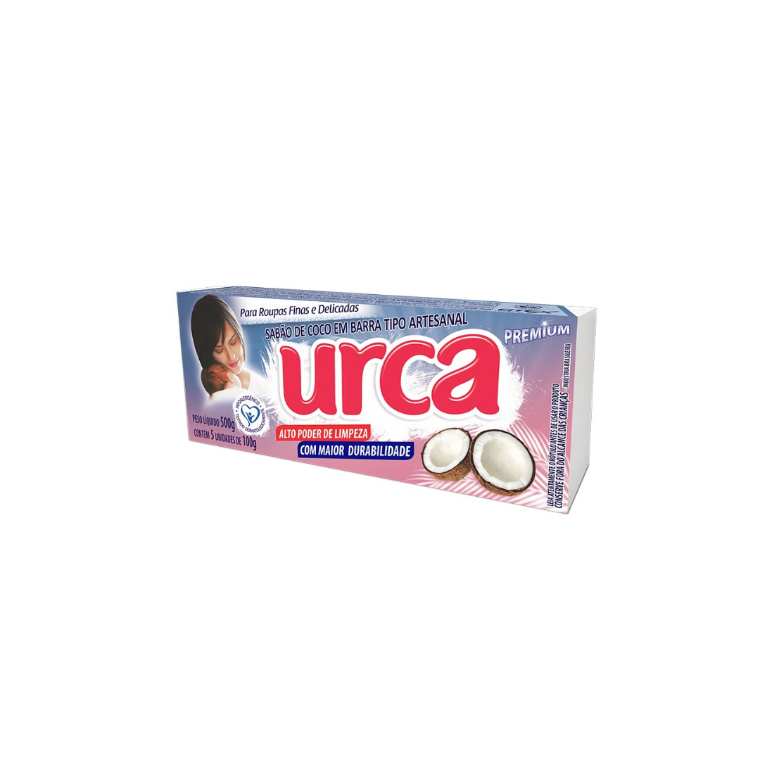 Urca Sabão de Coco em Barra (180g)