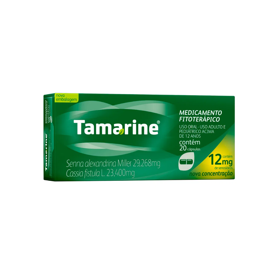 Tamarine 20 cápsulas (12mg).