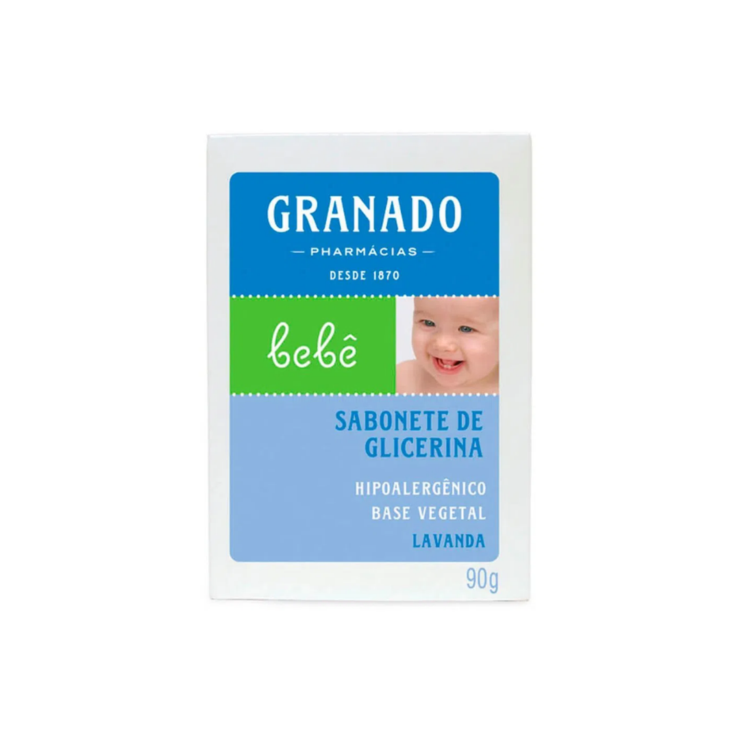 Granado Sabonete em Barra de Glicerina Bebê Lavanda (90g)