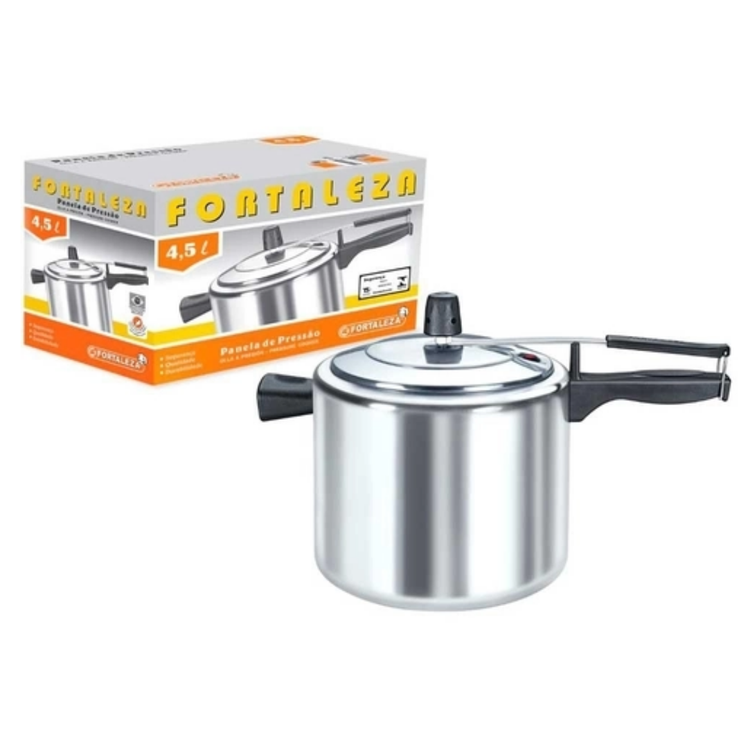 Panela De Pressão 4,5 Polida Fortaleza