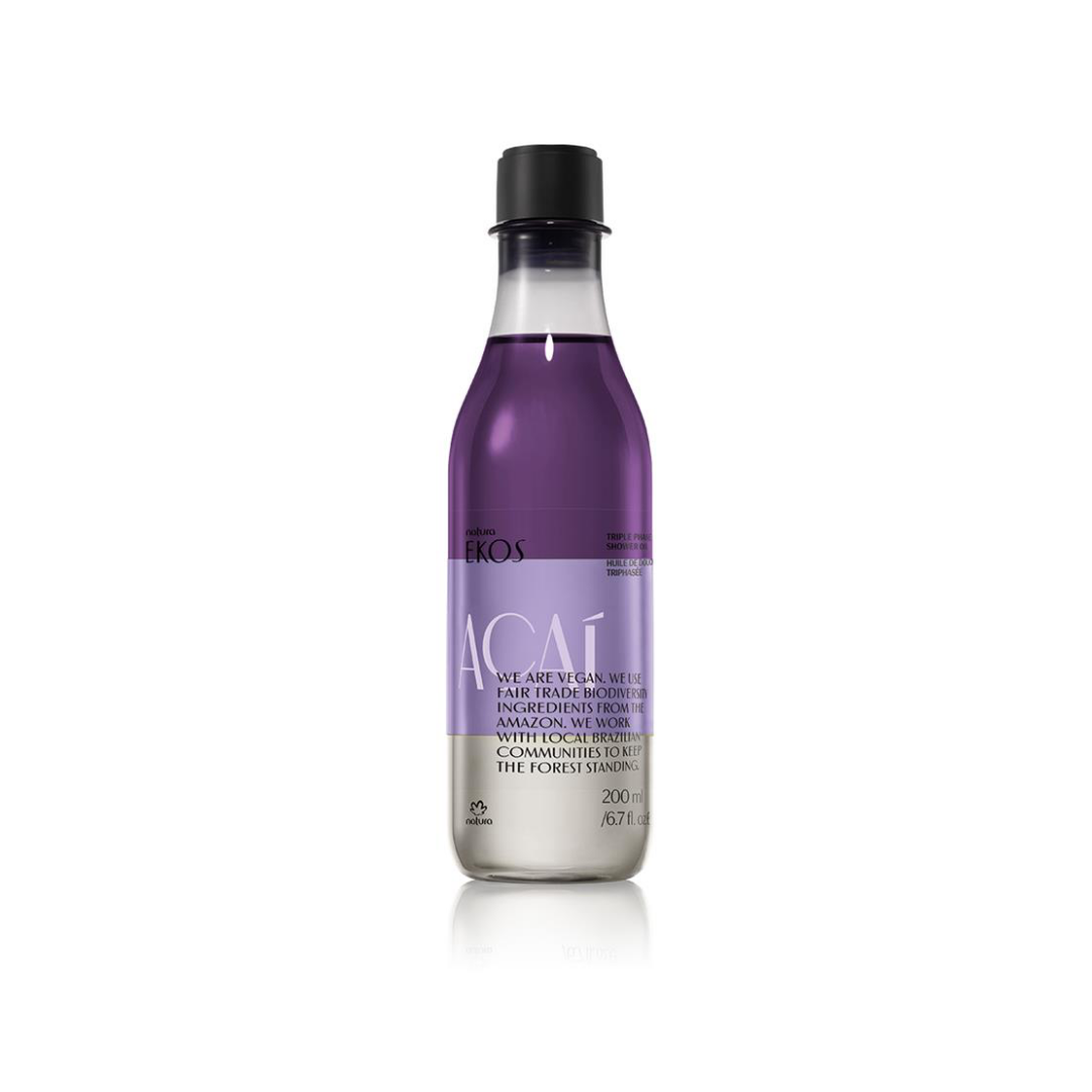 Natura Ekos Óleo Trifásico Desodorante Corporal: Açaí (200ml). Oferta! 30% Off [Val.: 07/26]