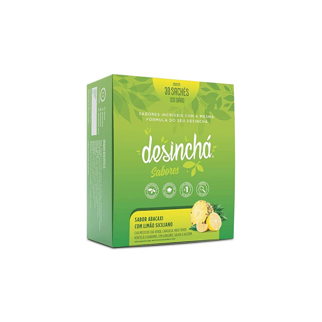 Desinchá Abacaxi com Limão Siciliano - Display 30 Envelopes (45g)
